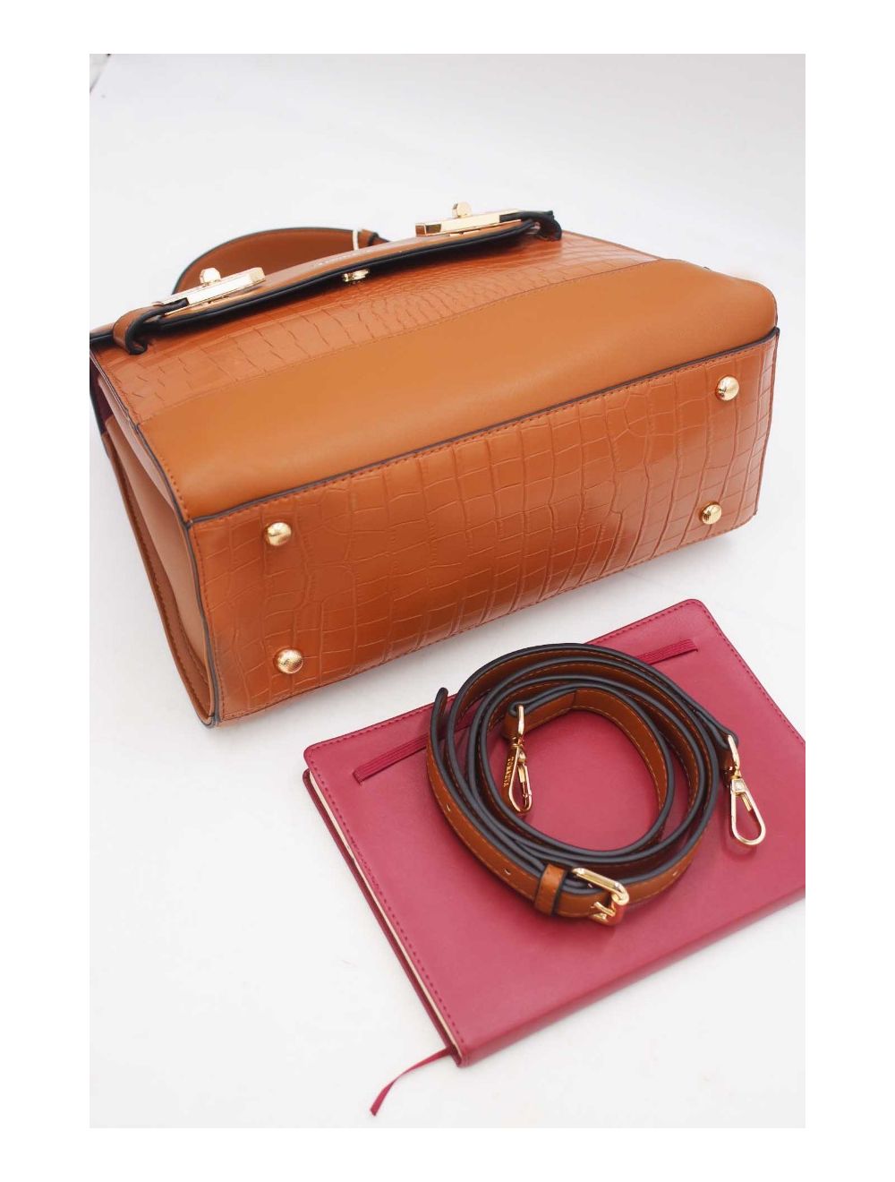 Sac à Main Chic Bicolores Marron