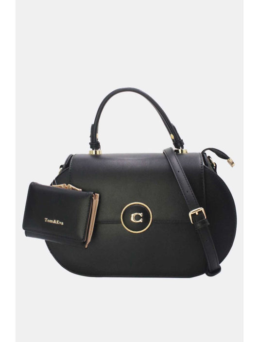 Sac à Main Avec Portefeuille 2 in 1 Noir