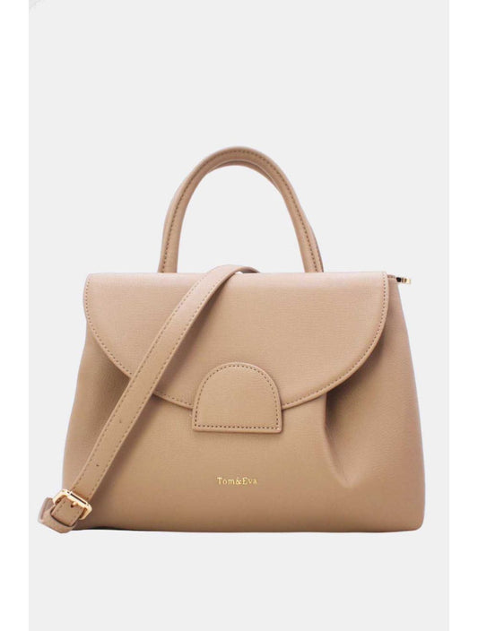Sac à Main Minimaliste Femme Marron Kaki