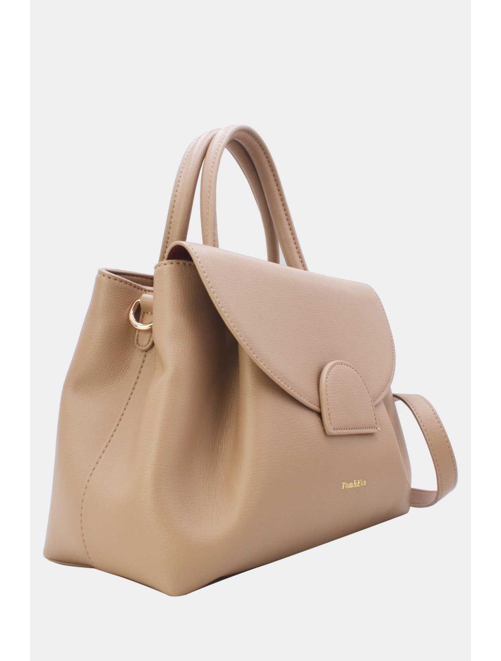 Sac à Main Minimaliste Femme Marron Kaki