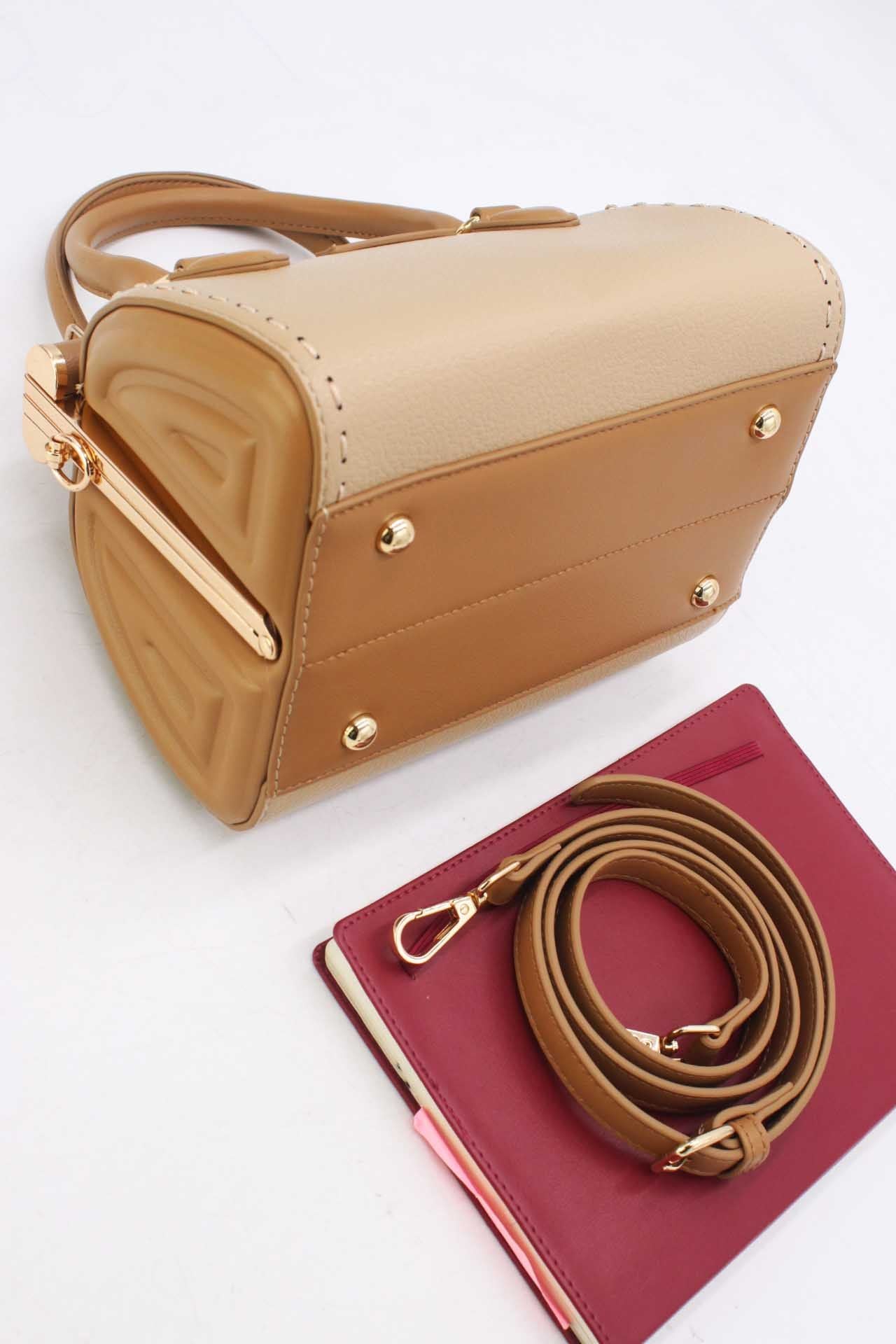Petit Sac à Main Classique Abricot